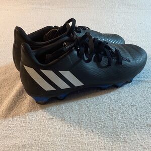 Adidas Kids Soccer Cleat - Black and White